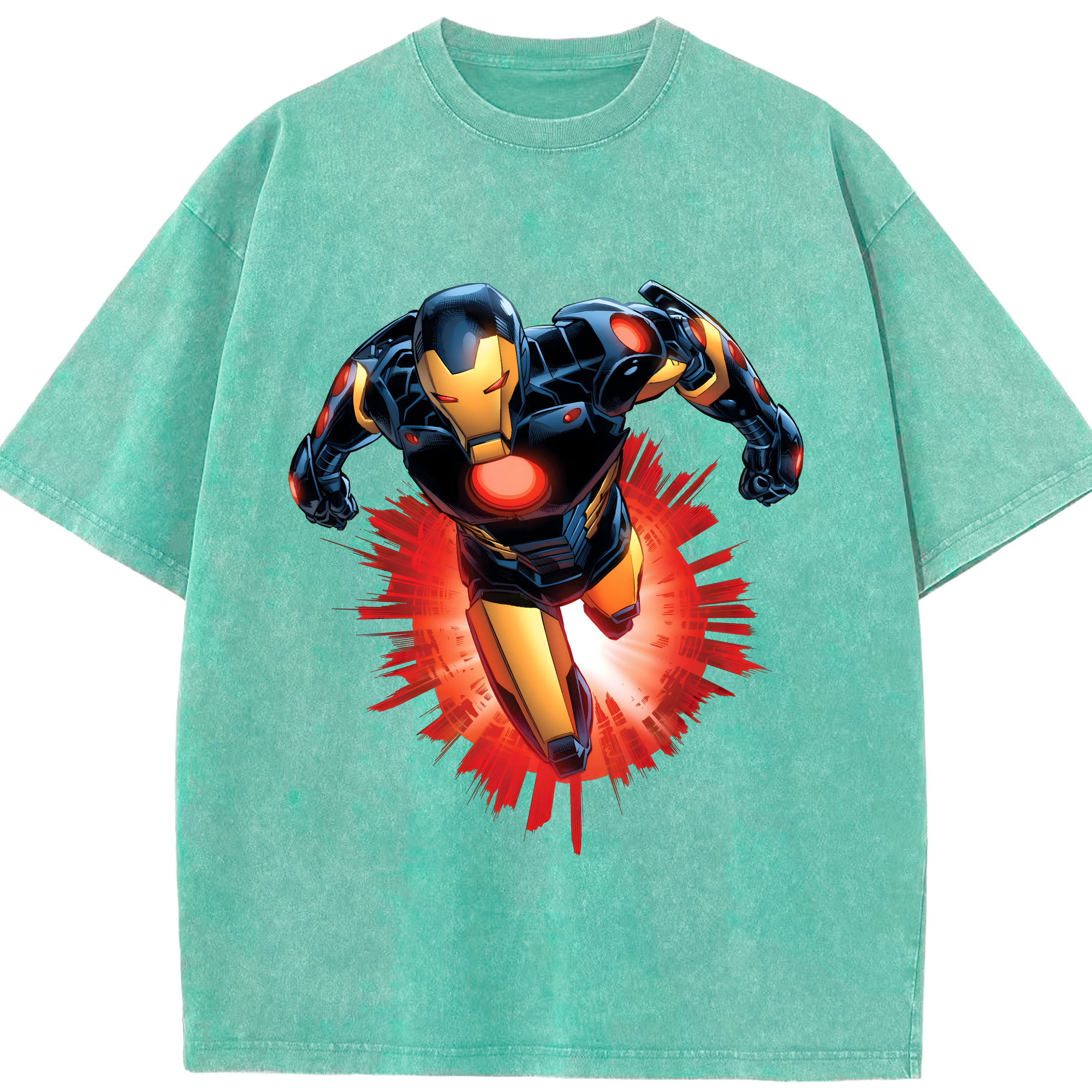 （画像用） アベンジャーズ The Avengers 綿100% ヴィンテージ風 半袖Tシャツ（フロントプリント）